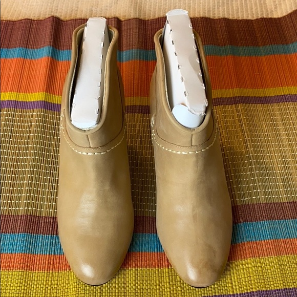 Sold. Maje Olivette Leather Bootie 8 - Picture 6 of 7